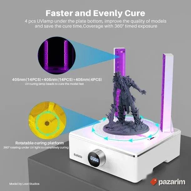 elegoo mercury x bundle oprema za 3d stampu uv i ispiranje 3