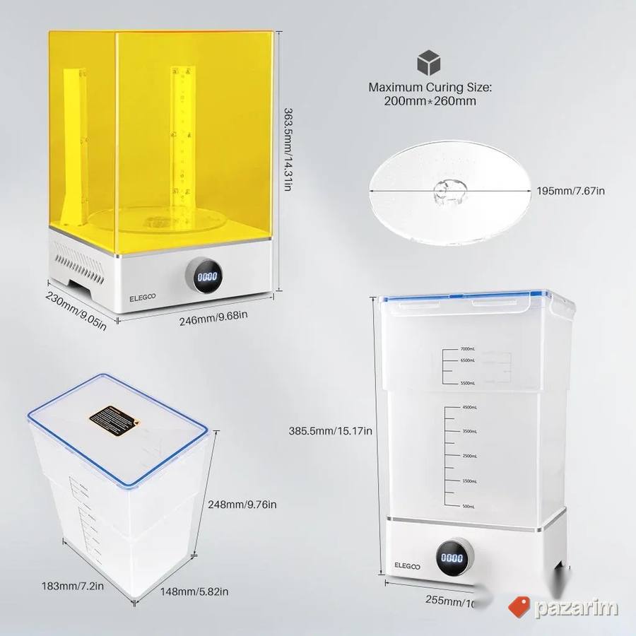 elegoo mercury x bundle oprema za 3d stampu uv i ispiranje 4