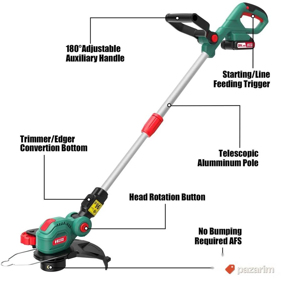 hyecho elektricni trimer 2a 18v novo 2