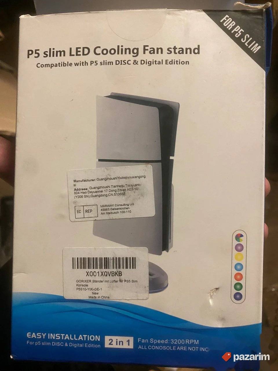 ps5 slim disc i digital postolje za hladjenje 1
