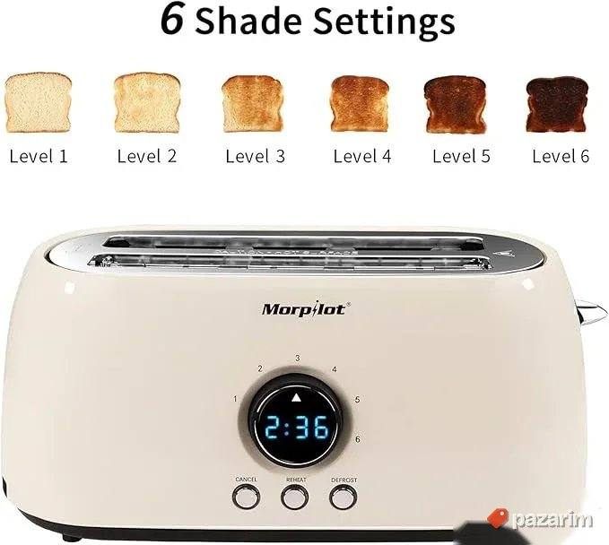 morpilot toster za 4 parceta 6 moda 1250w novo 3