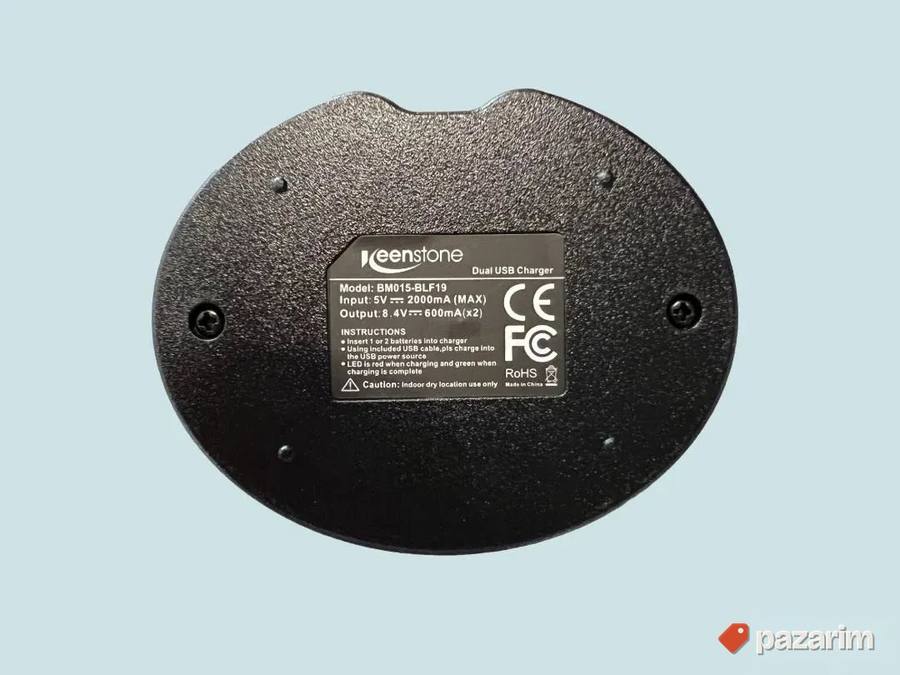 keenstone punjac sa dva baterije FOR PANASONIC DMW-BLF19E 3