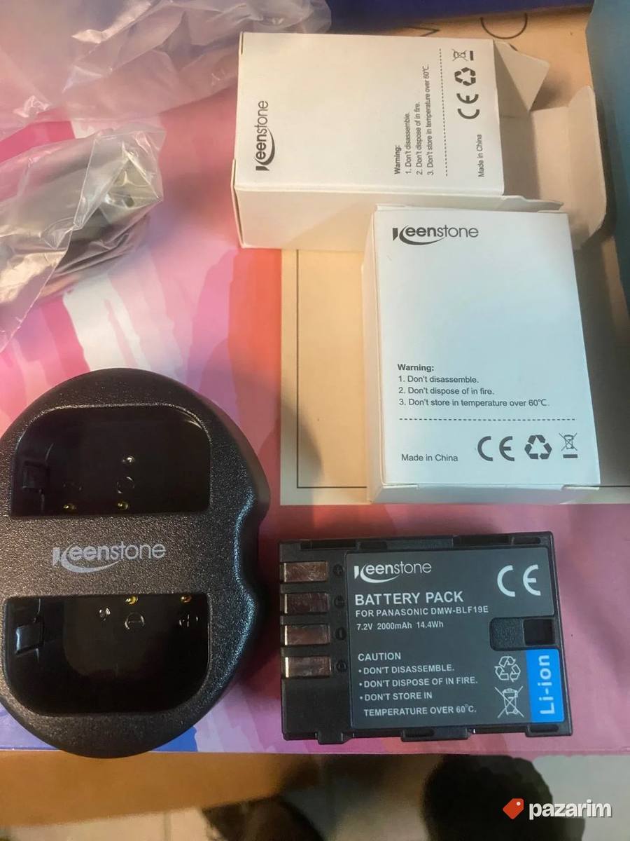 keenstone punjac sa dva baterije FOR PANASONIC DMW-BLF19E 4
