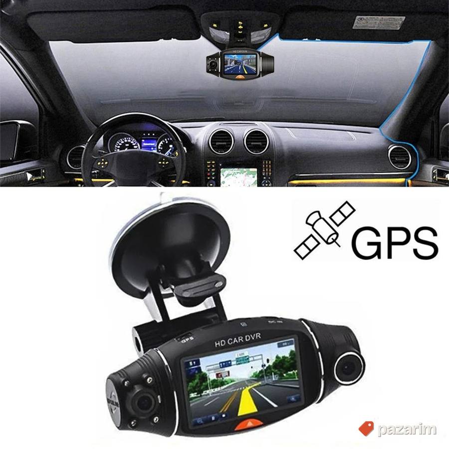 dupla kamera za kola dual dash cam 720p HD 5