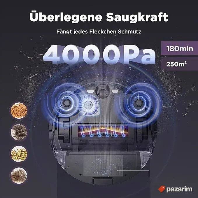 Obode a8+ robot usisivac 2.5l stanica 3d skener mop 5