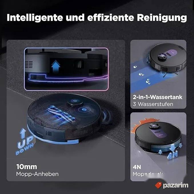 Obode a8+ robot usisivac 2.5l stanica 3d skener mop 6