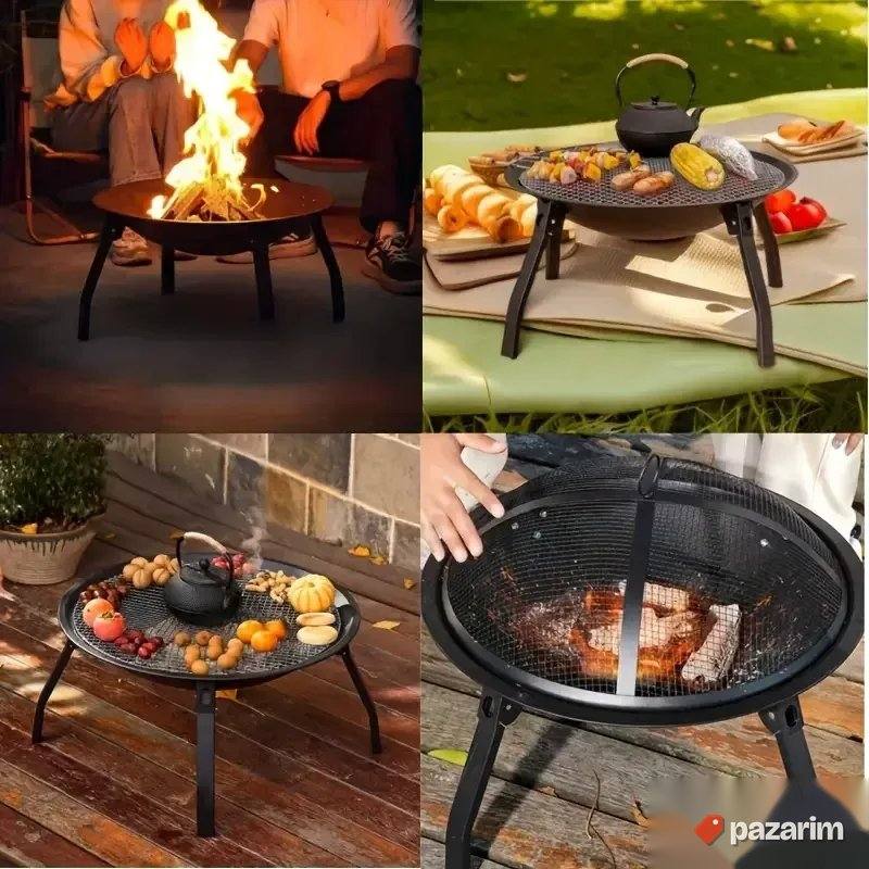 okrugli kamin za dvoriste bastu novo 21” 4
