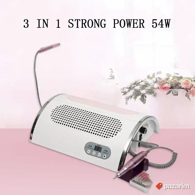 masina za nokte 72w 3 ventilatora 2 filt manikir 3 u 1 novo 4