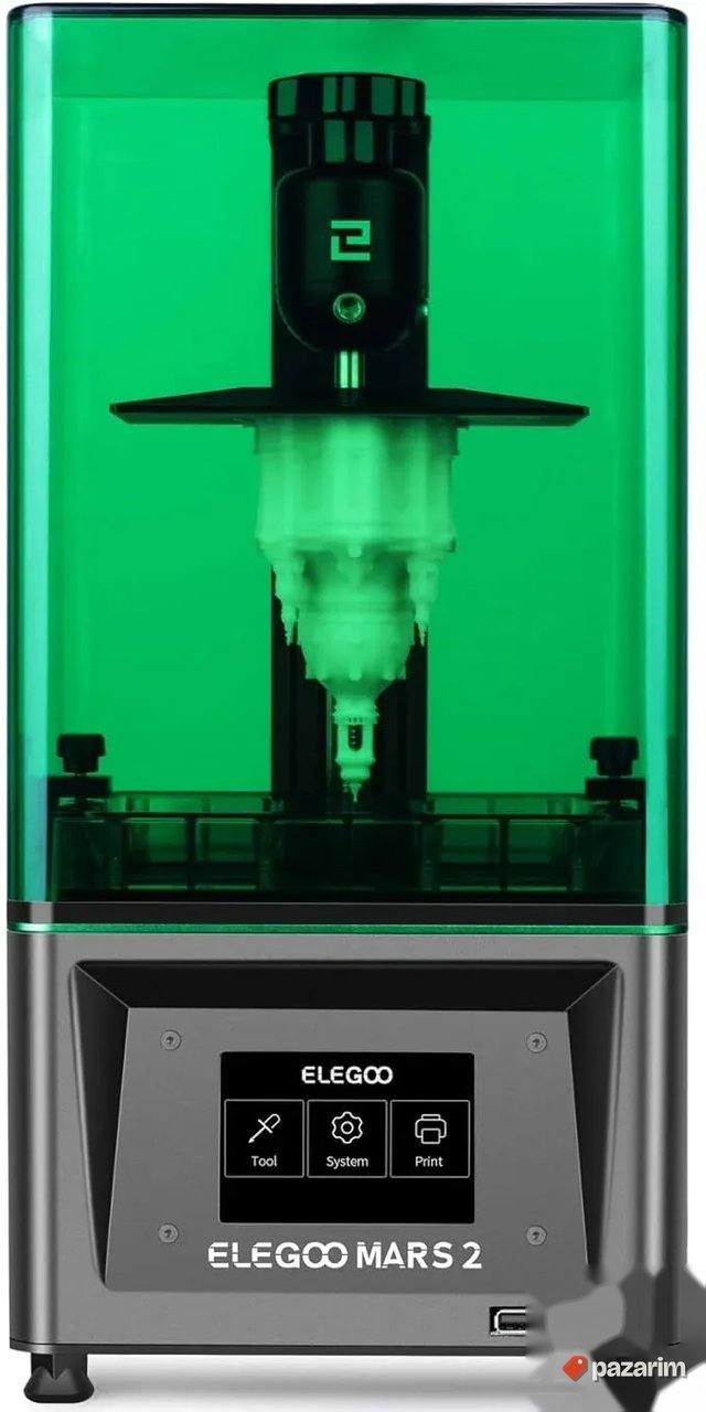 elegoo mars 2 3d stampac uv light Print Size 129 x 80 x 150 1