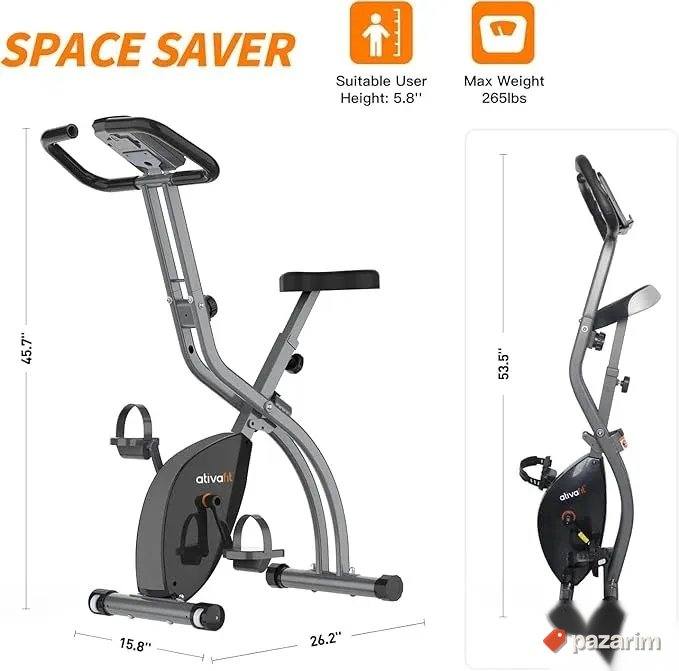 ativafit 3 u 1 sklapajuca magnetna bicikla merenje pulsa 3
