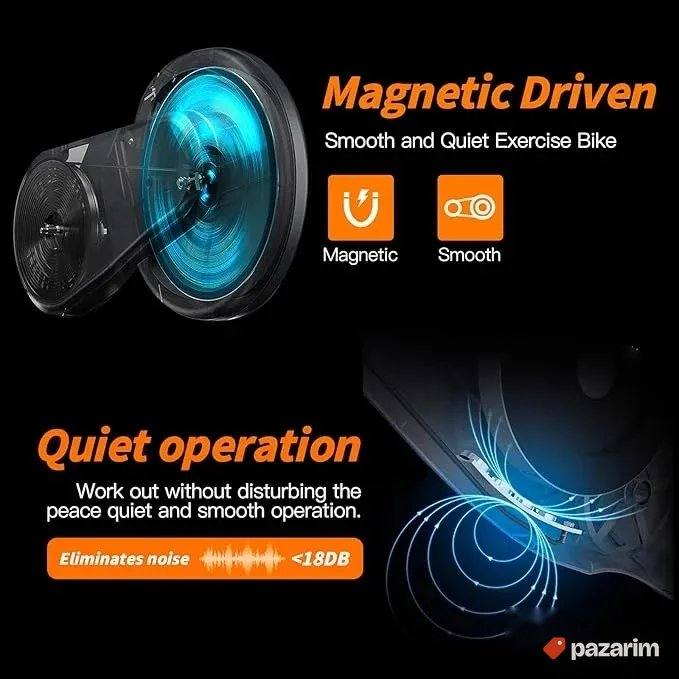 ativafit 3 u 1 sklapajuca magnetna bicikla merenje pulsa 6