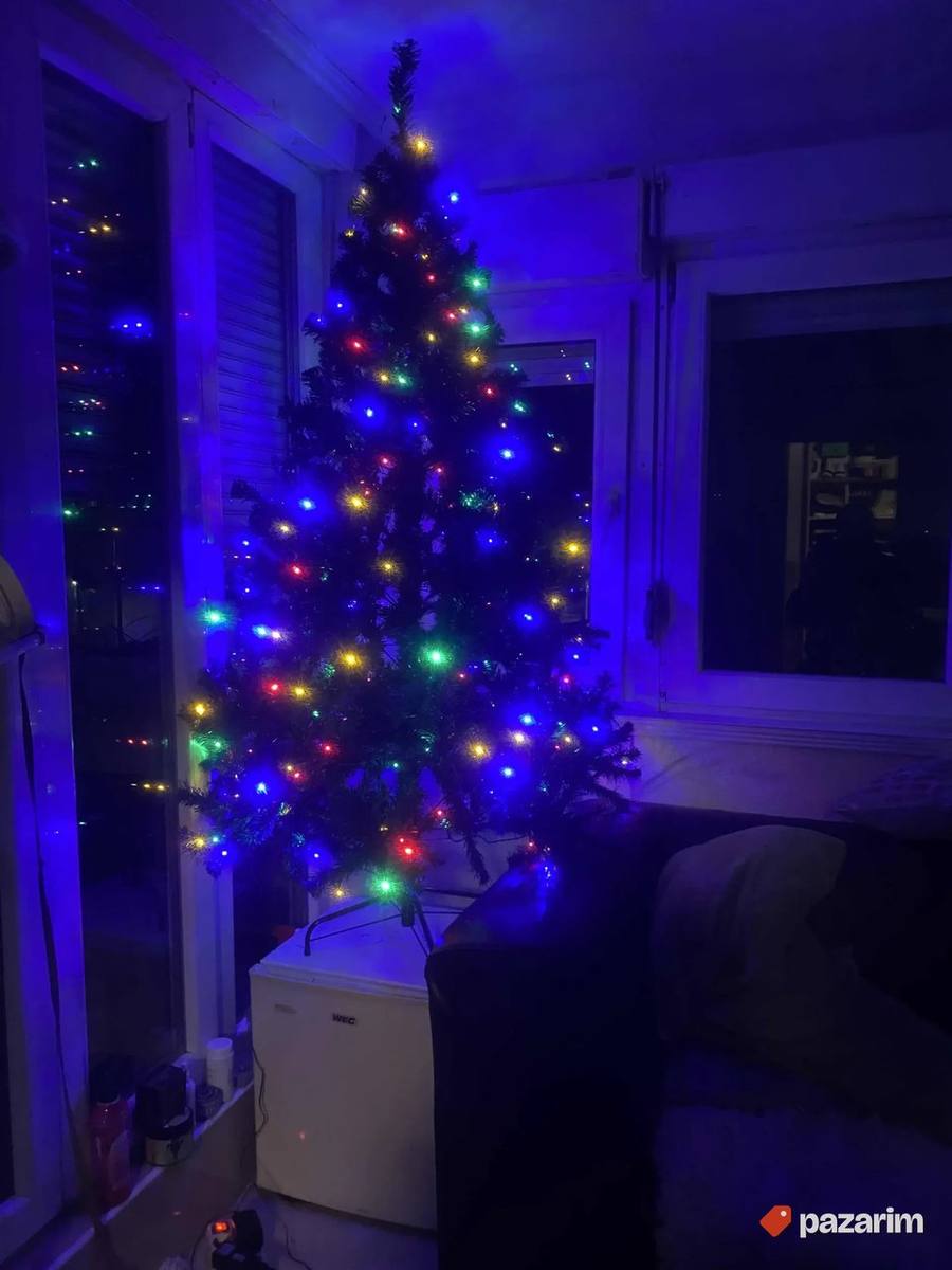 Led bozicna jelka sa rgb sijalicama novo 180cm 570 grana 2