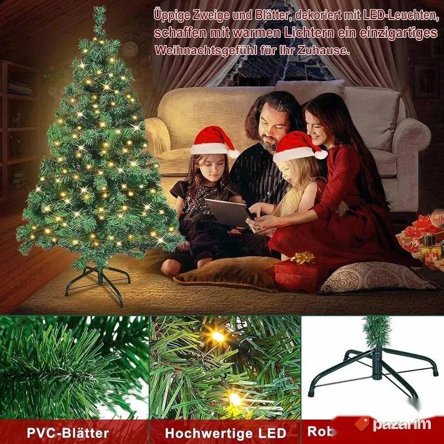 Led bozicna jelka sa rgb sijalicama novo 180cm 570 grana 6