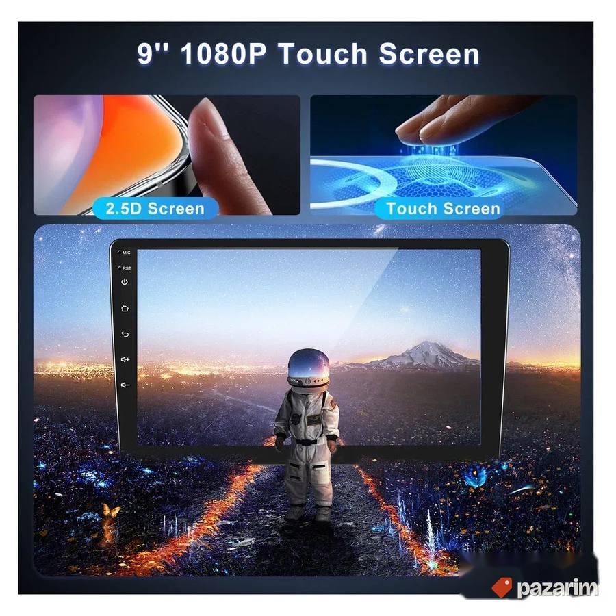 multimedija bt mirror link univerzalna 9” sa zadnjom kami 2