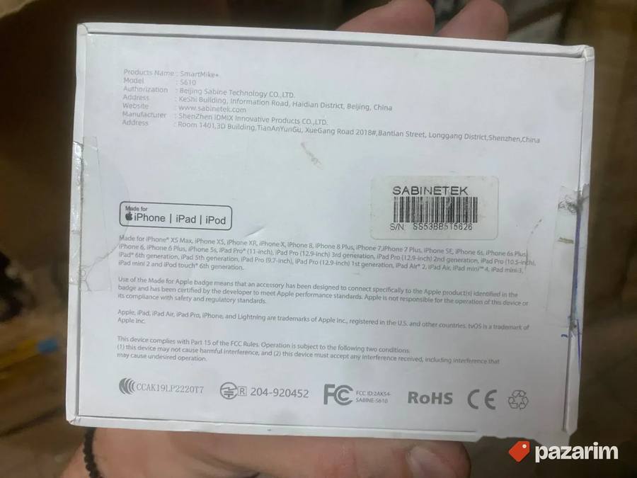 smartmike+ bezicni mikrofon android iphon go pro novo 8
