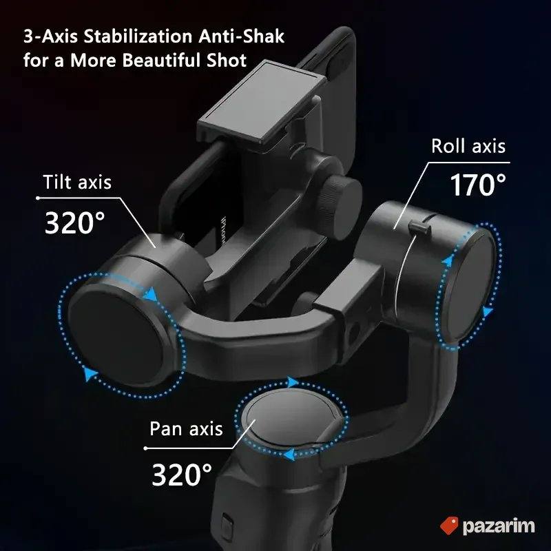 3 axis gimbal stabilizator triopod novo ekstra model 2