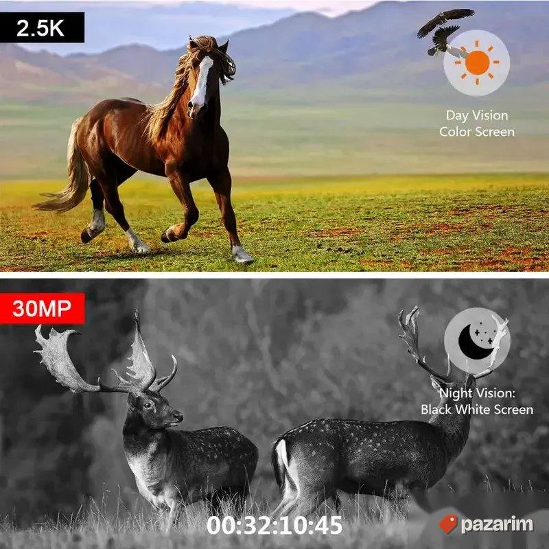 infra red dvogled za nocni vid night vision 2.5k HD 6xzoom 7