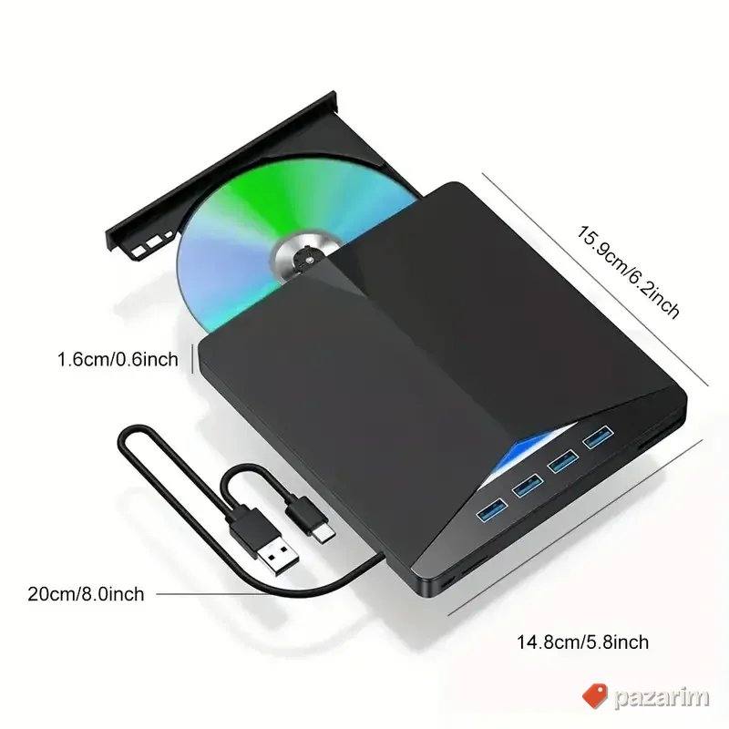 usb 3.0 cd citac sd novo eksterni cd dvd citac 2