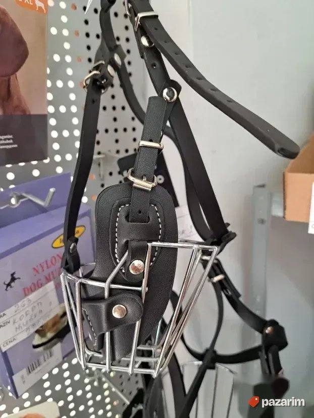 zicana korpa za psa metal i koza novo l i xxl 3