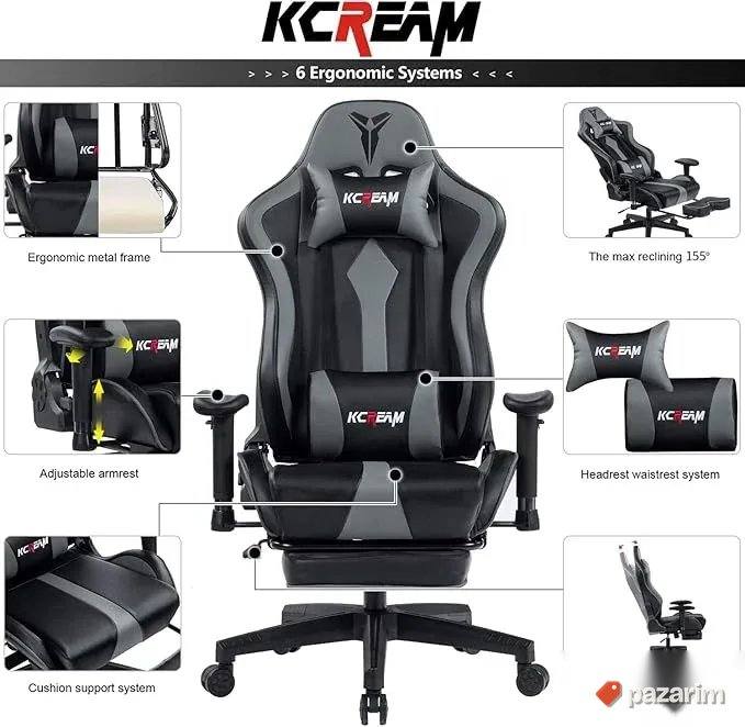 Kcream gejmerska stolica novo kancelarijska ergonomska 3