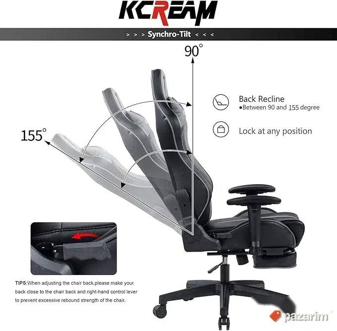 Kcream gejmerska stolica novo kancelarijska ergonomska 4
