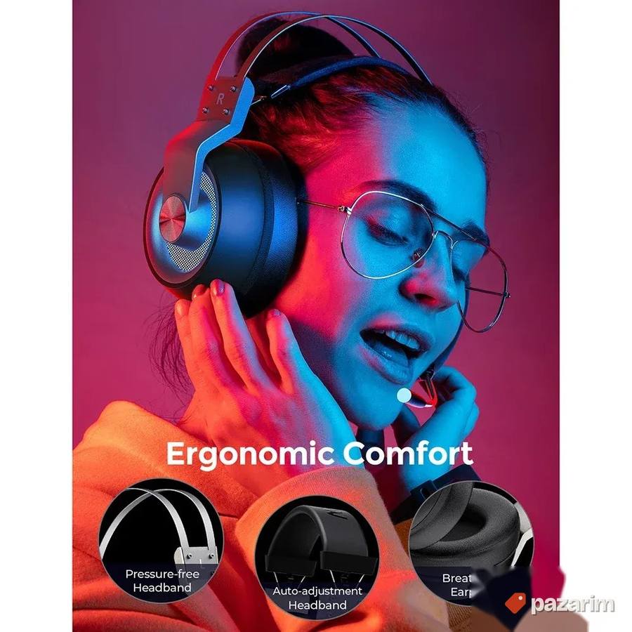 Mpow EG3 Pro Gaming Headset with 3D Surround Sound slusalice 5