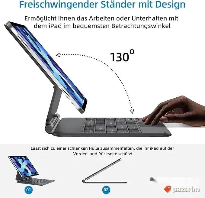 nimin magicna futrla magnetna sa tastaturom rgb za ipad 3