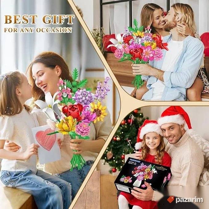 plaxsoon lego buket cveca 16 cveta 1513pcs 7