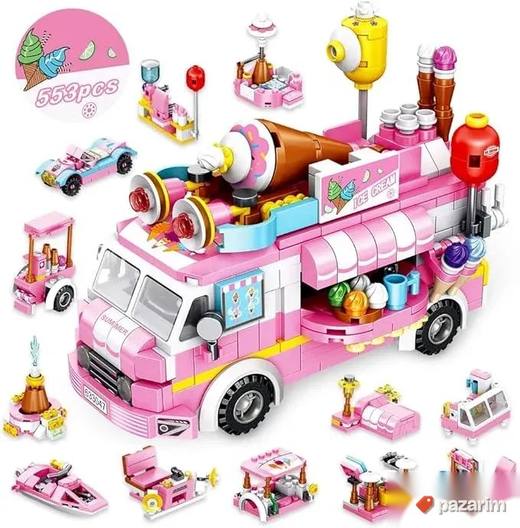 set za igranje 25 u 1 kockice za sklapanje 553pcs