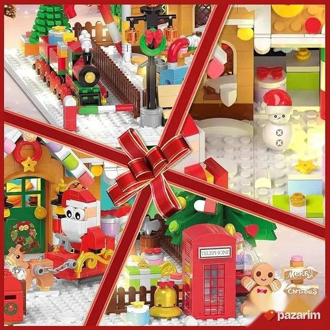 novogodisnji set za sklapanje lego 1763pcs 4