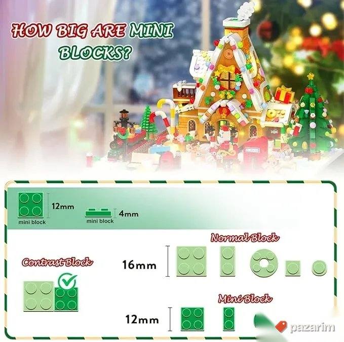 novogodisnji set za sklapanje lego 1763pcs 6