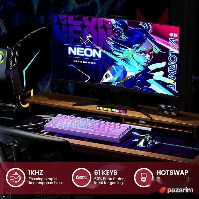 mehanicka tastatura hk gaming gk61 1