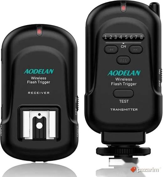 aodelan flash trigger transmiter i receiver canon nikon itd