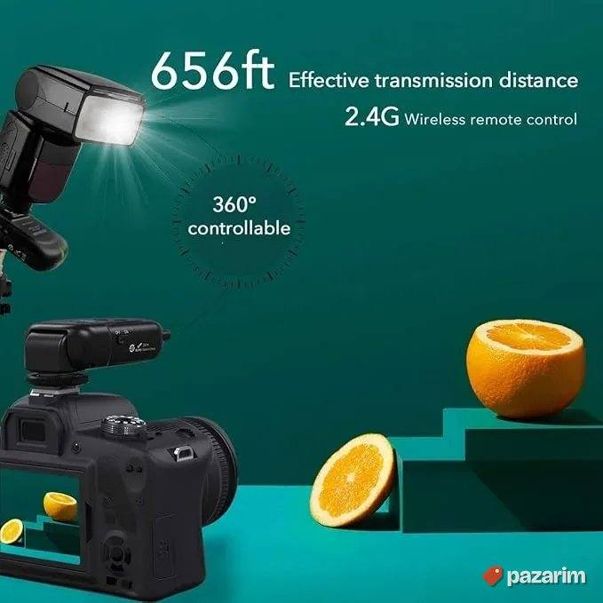 aodelan flash trigger transmiter i receiver canon nikon itd 3