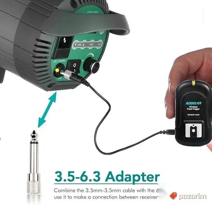 aodelan flash trigger transmiter i receiver canon nikon itd 4