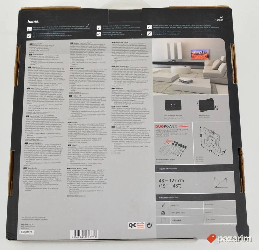 hama stalak za tv 19-48” do 122cm 2