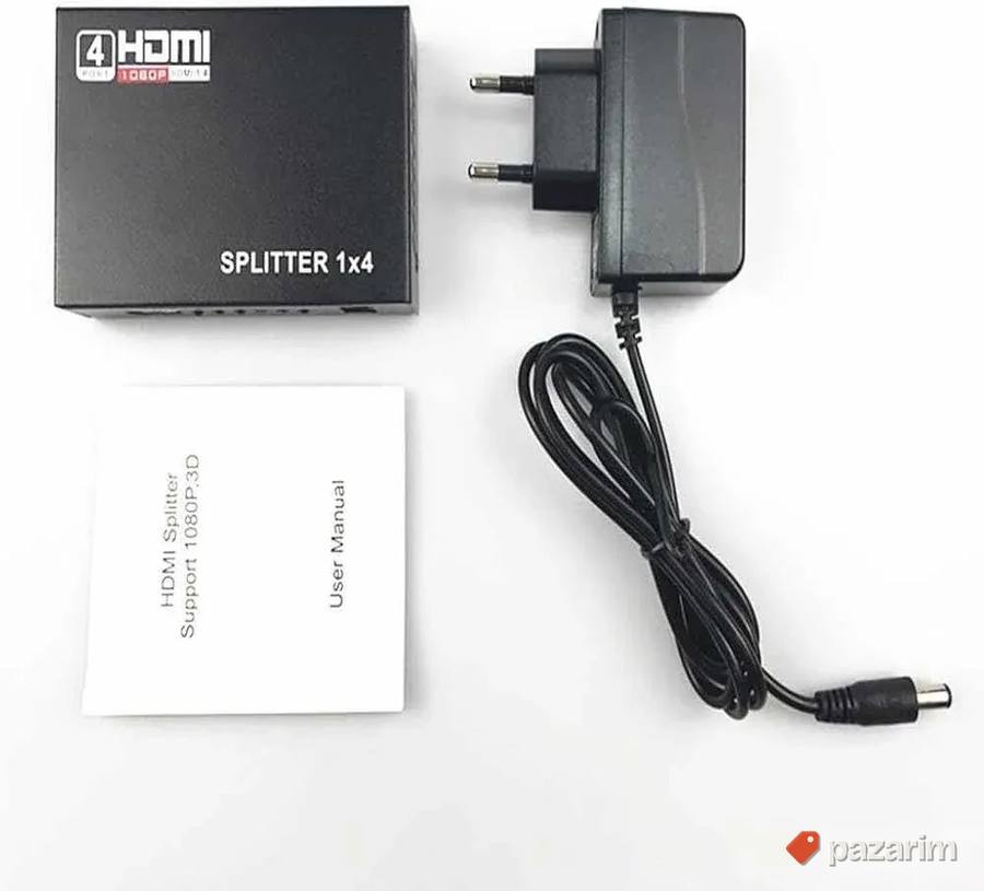 hdmi splitter 1 na 4 novo 4k 2