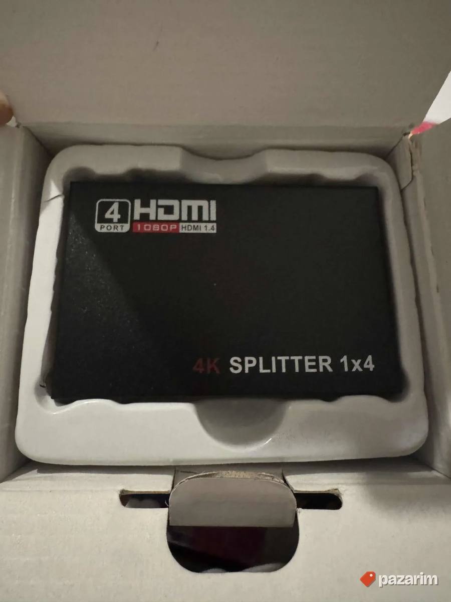 hdmi splitter 1 na 4 novo 4k 3
