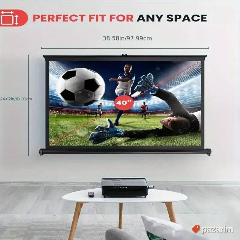 prenosivo rasklopivo platno za projektor 40” 16:9 2