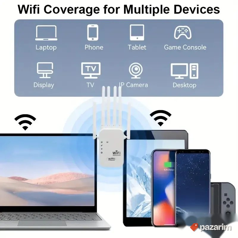 wi fi ruter 1200mbps repetir 5g 6 antena 5