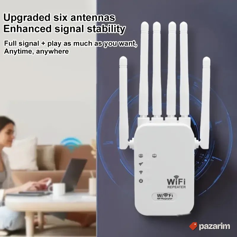 wi fi ruter 1200mbps repetir 5g 6 antena 6