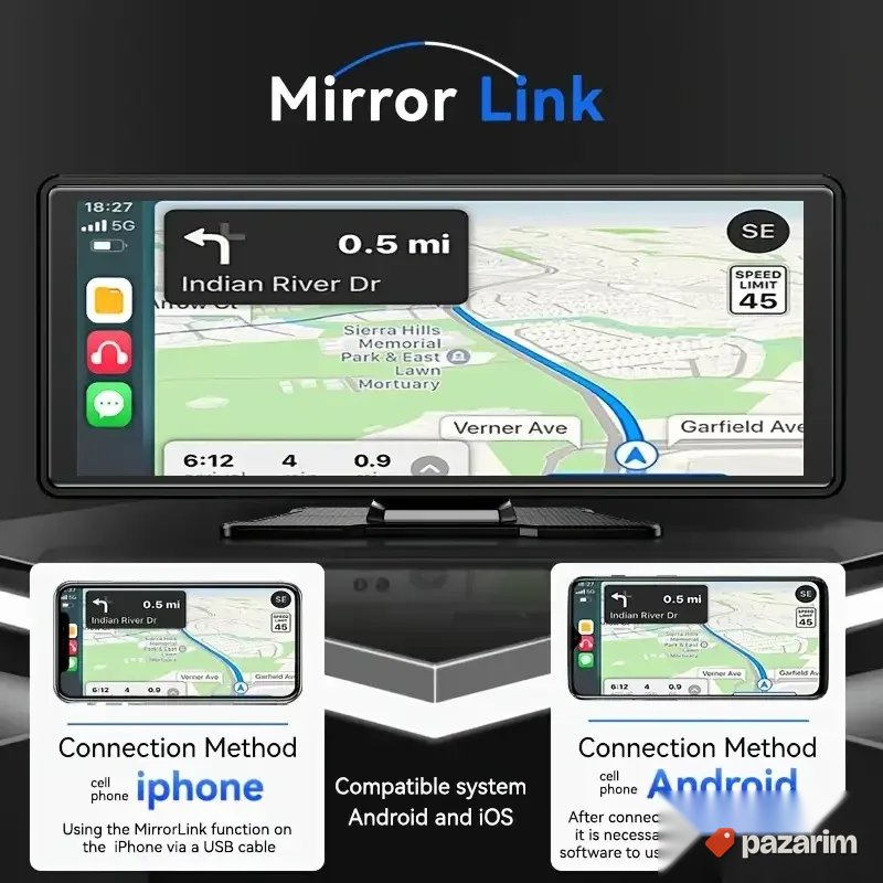univerzalna multimedija 10” carplay sa zadnjom kamerom 5