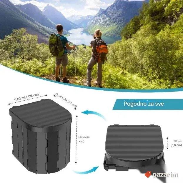sklapajuca wc solja kamperski toalet crni 5