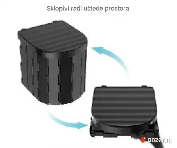 sklapajuca wc solja kamperski toalet crni 6