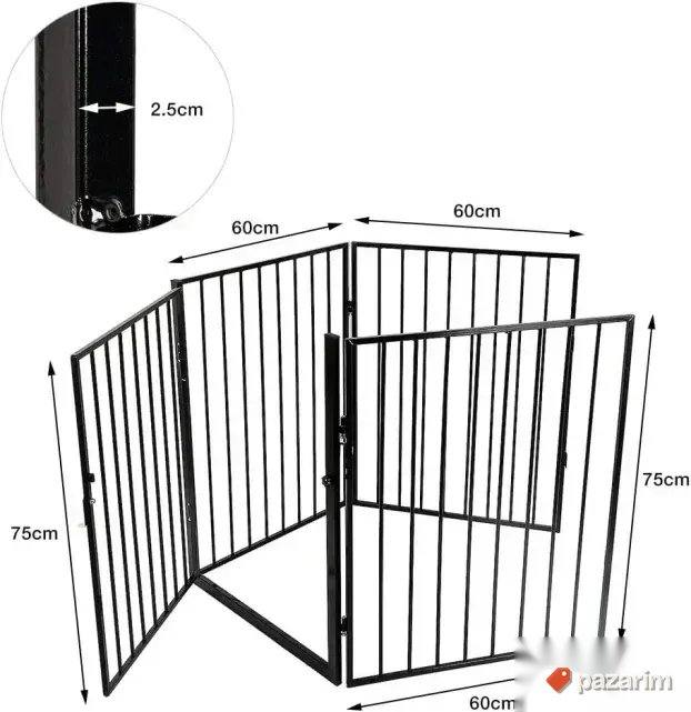 sigurnosna barijer ograda sa vratima za decu kucne ljubimce 5