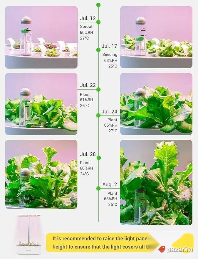 pametna hydroponic saksija sa svetlom 3