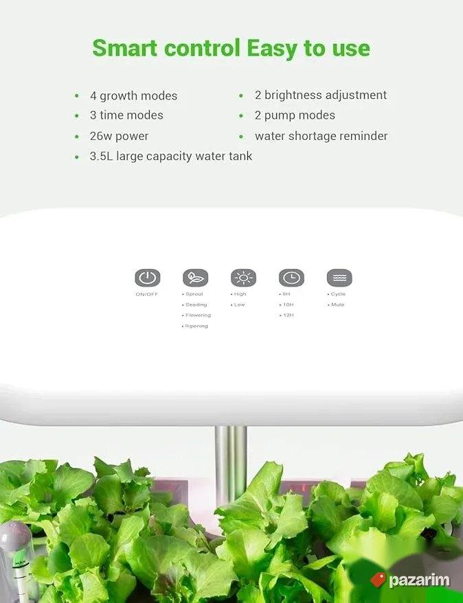 pametna hydroponic saksija sa svetlom 4