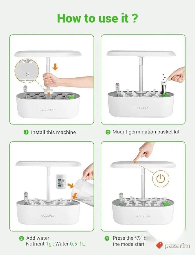pametna hydroponic saksija sa svetlom 5