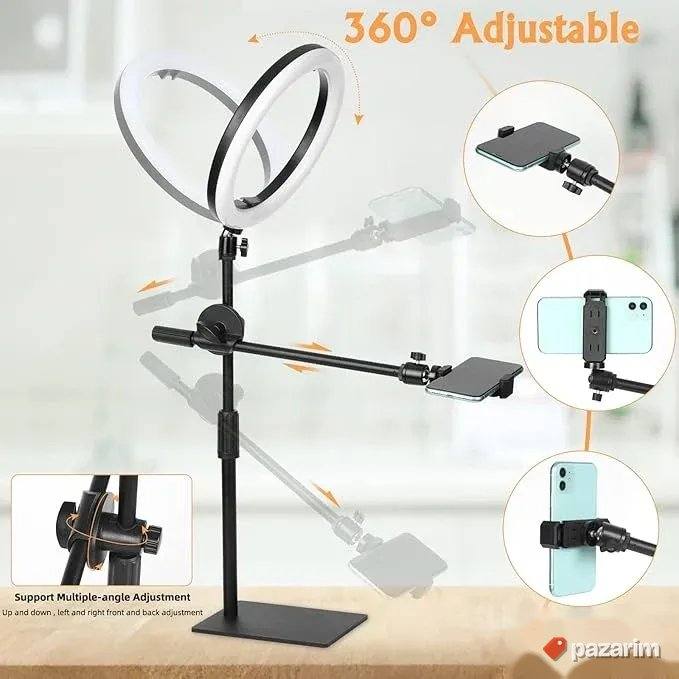 triopod ring light sa drzacem za telefon 5