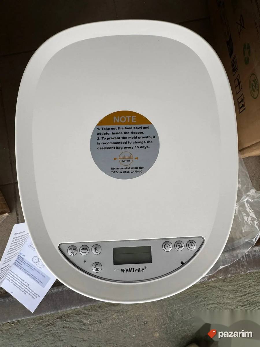 welltobe dupla hranilica ss kamerom smart 4l 8